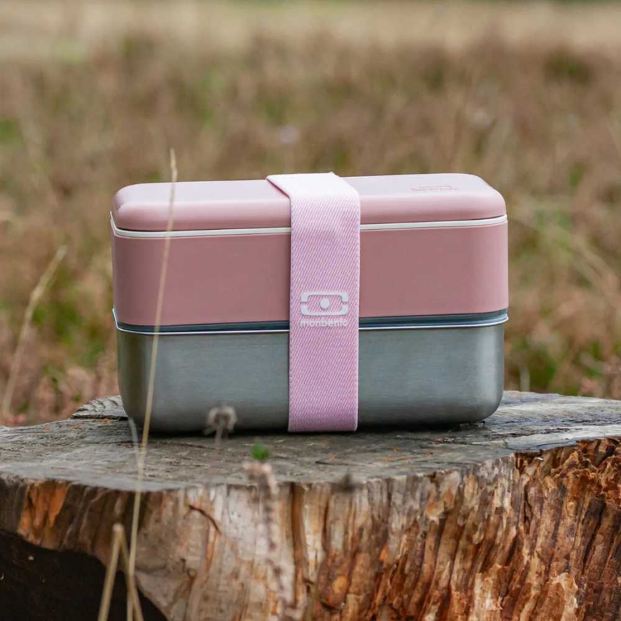 Monbento Sense Original bento-lounaslaatikko 1.2L Rose Moka – 4