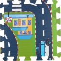 Eddy Toys EVA FOAM PLAY MAT PUZZLE 30X30CM CITY 12 ELEMENTS 322414 Eddy Toys EVA FOAM PLAY MAT PUZZLE 30X30CM CITY 12 ELEMENTS 322414