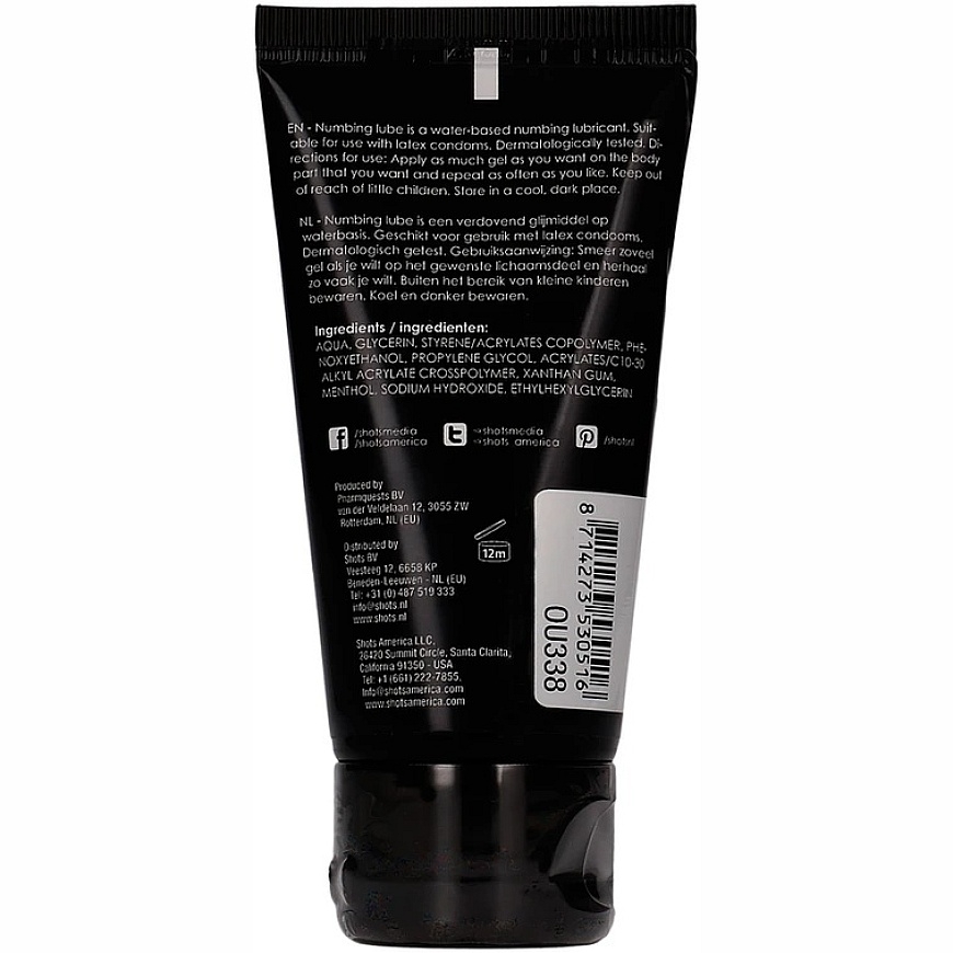 Ouch By Shots Nummējošs lubrikants - 50 ml – 5