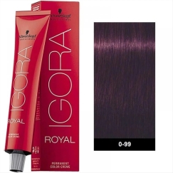 Wella Professionals Schwarzkopf Professional, Igora Royal, постоянные краски для волос, 0-99, 60 мл для женщин