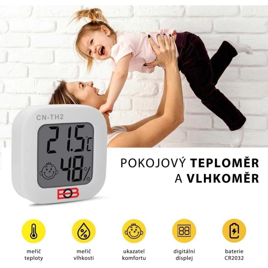 Elektrobock room thermometer and hygrometer CN-TH2 – 4