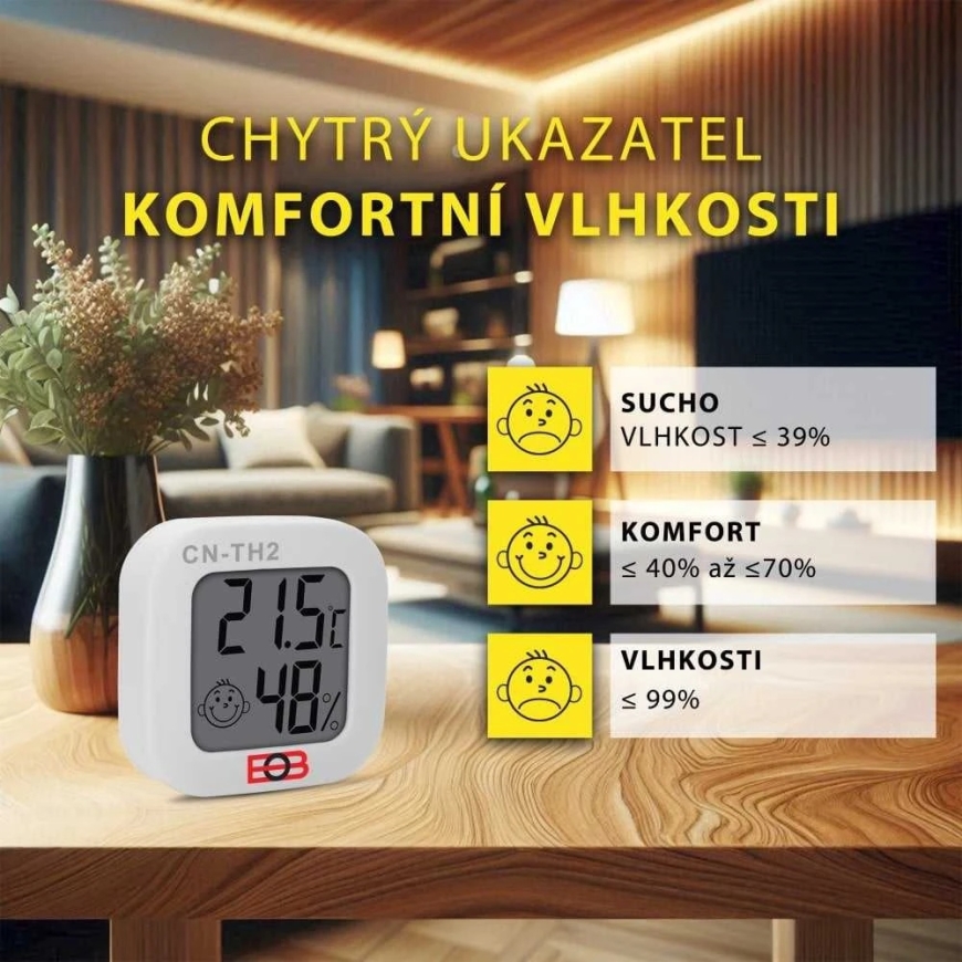 Elektrobock room thermometer and hygrometer CN-TH2 – 5
