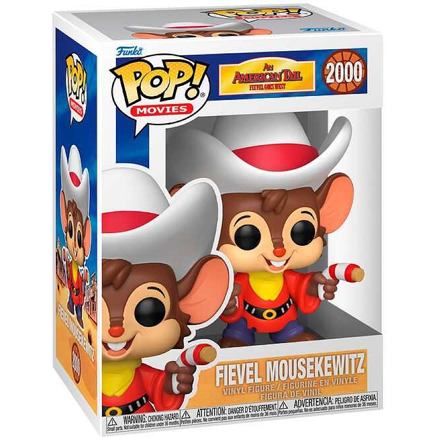 FUNKO POP! Vinüülkuju: Ameerika Sabas Muutub Lääne - Fievel Mousekewitz, ~10.4 cm