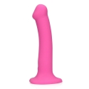 Loveline By Shots Rožinė Non-Phallic Vibrating Dildo - Medium - Powerful Rožinė Loveline By Shots Rožinė Non-Phallic Vibrating Dildo - Medium - Powerful Rožinė