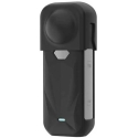 Puluz silikoonaline kaitseümbris objektiivi kattega Insta360 X jaoks must
