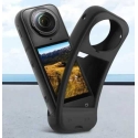 Puluz-silikoninen suojaohje objektiivin suojalla Insta360 X:lle musta Puluz-silikoninen suojaohje objektiivin suojalla Insta360 X:lle musta
