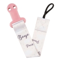 CANPOL BABIES pacifier clip with ribbon BONJOUR PARIS, 51/026_pin