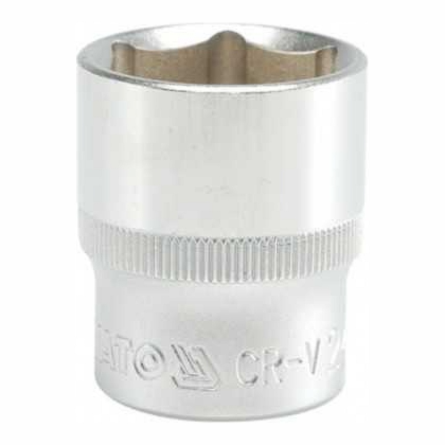 Yato Насадная шестигранная головка, CrV, 1/2" 24мм