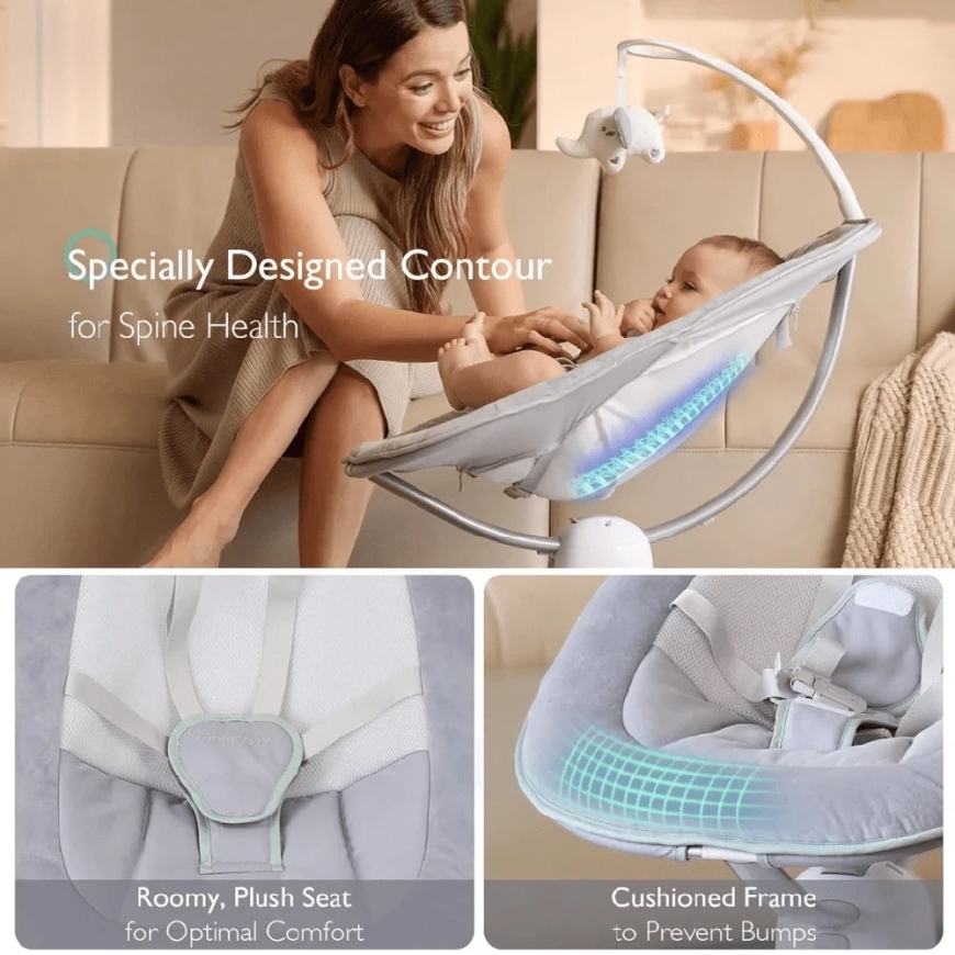 Elektrooniline 3D kiik-guliik beebidele CocoSway, Momcozy – 5