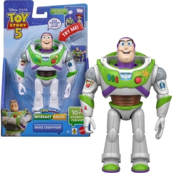 Mattel Disney Toy Story 5 interactive Buzz Lightyear figure, 18 cm