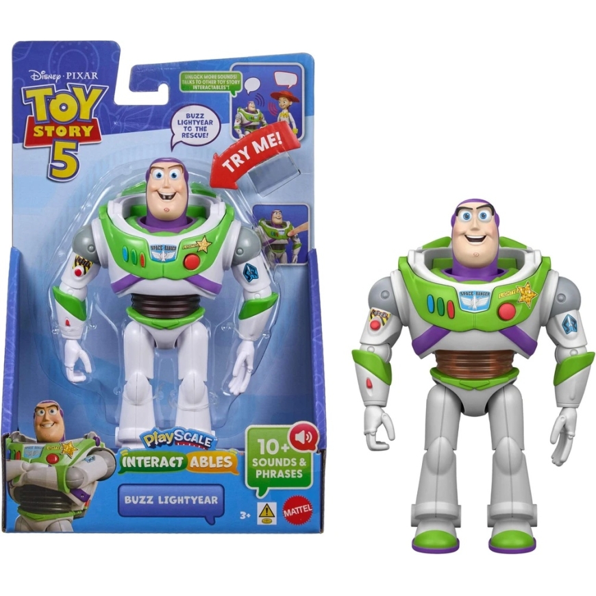Интерактивная фигурка Базза Лайтера Mattel Disney Toy Story 5, 18 см – 3