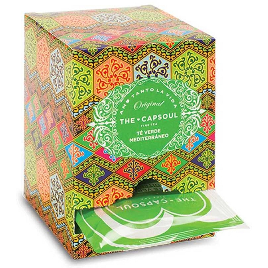The Capsoul PIRÁMIDES ENSOBRADAS Mediterranean Green Tea 15 pcs