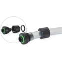 Bitspower Artemis Connector straight G1/4 col. AG to 16/10mm, rotatable – matte black Bitspower Artemis Connector straight G1/4 col. AG to 16/10mm, rotatable – matte black