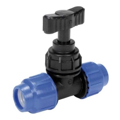PERLA STOP COCK Ø25 PERLA BLUE