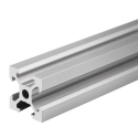 Oem Alumiiniumprofiil V-SLOT 2020 - 1000mm Pikkus Hõbedane