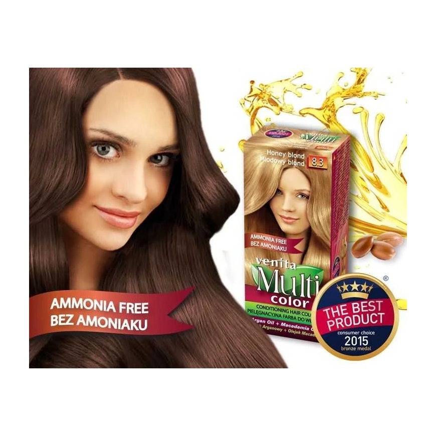 Venita MultiColor Hiusväri 1.0 Musta, 100 ml – 3
