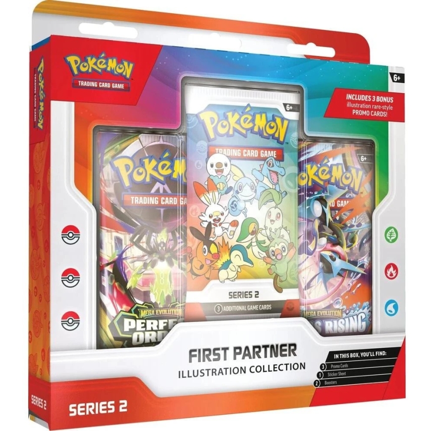 The Pokemon Company Collectible Card Set - Pokémon First Partner Illustration Collection Series 2 30th Anniversary Collection Bo