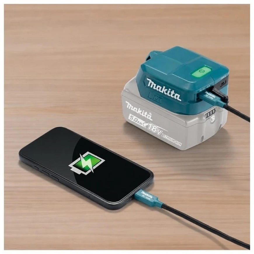 Makita LXT® - USB-sovitin ADP15 14,4 V / 18 V – 2