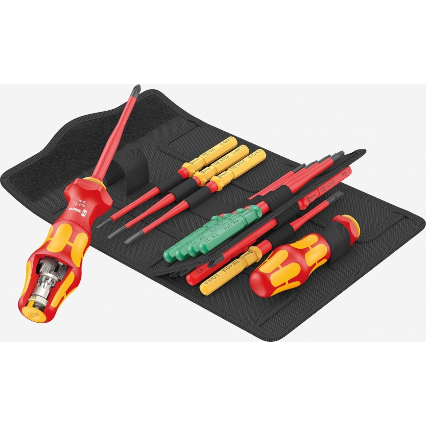 Wera Wera Kraftform Kompakt Turbo i Imperial 1 Tool Finder, 16-piece