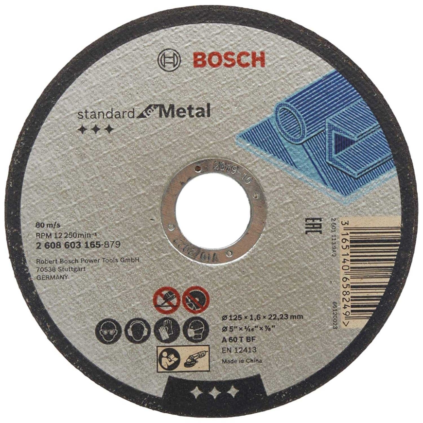 Bosch leikkauslevy Standard metallille 125 x 1.6 mm (A 60 T BF)