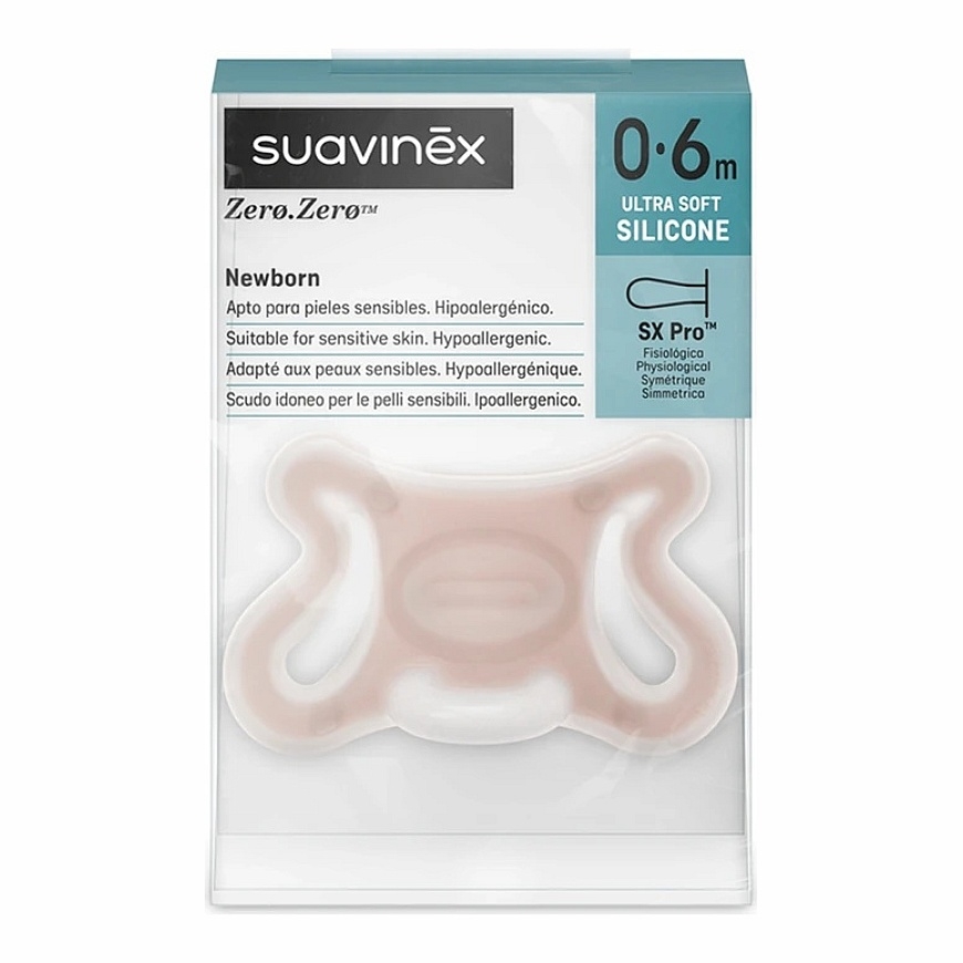 Suavinex Zero Zero Sx Pro fizjologinis čiulptukas 0–6 mėn+ – 2