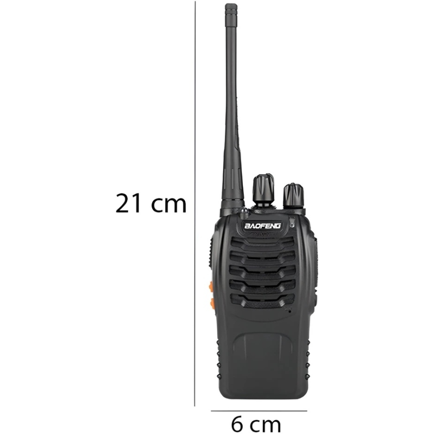 2x raadiod + kõrvaklapid "Baofeng BF888S PMR" pika ulatusega – 4