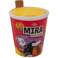 Fame Bros „K-Pop Demon Hunters“ mīkstā spēļmantiņa – „Mira Spice Queen Noodles“