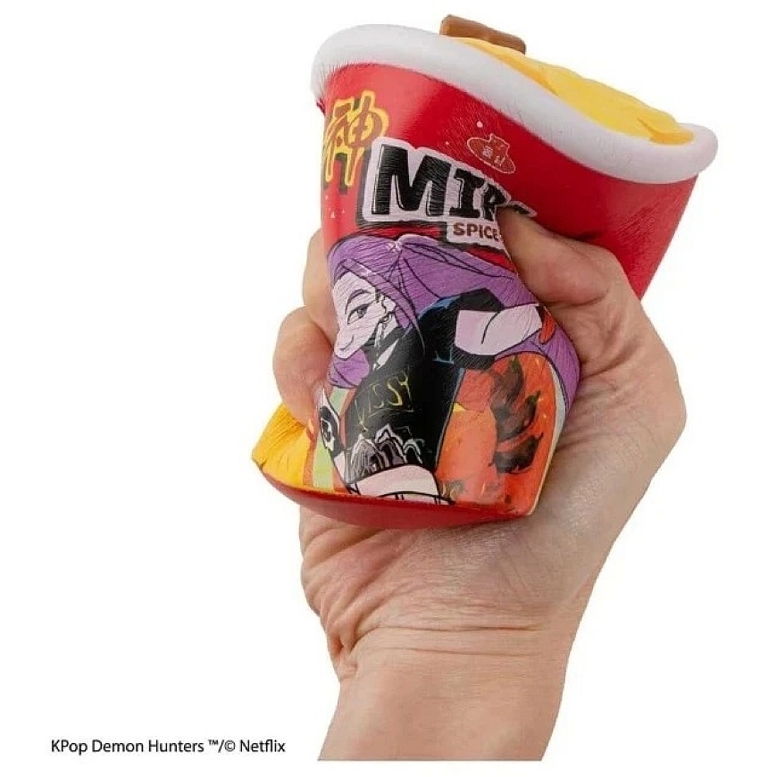 Fame Bros „K-Pop Demon Hunters“ pehmolelu – „Mira Spice Queen Noodles“ – 4