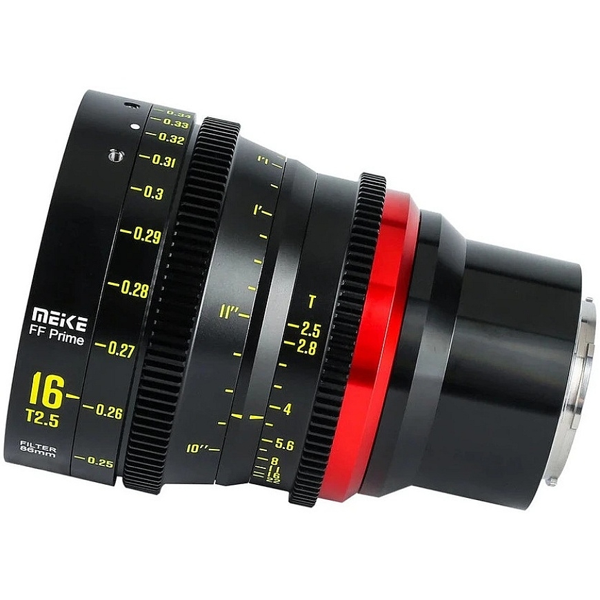 Kino objektiiv - Meike 16 mm T2.5 E-mount täiskaadriline manuaalse fookusega fikseeritud fookuskauguse objektiiv