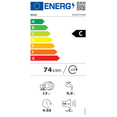 Bosch trauku mazgājamā mašīna | SMU2HTW08E | Iebūvēta | Platums 60 cm | Numurs