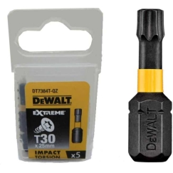 DeWALT Дрель-шуруповерт с ударным механизмом бит 5шт (DT7384T-QZ)