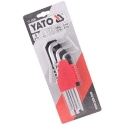 Yato Šešiakampių raktų rinkinys 1,5-10mm 9vnt Yato Šešiakampių raktų rinkinys 1,5-10mm 9vnt