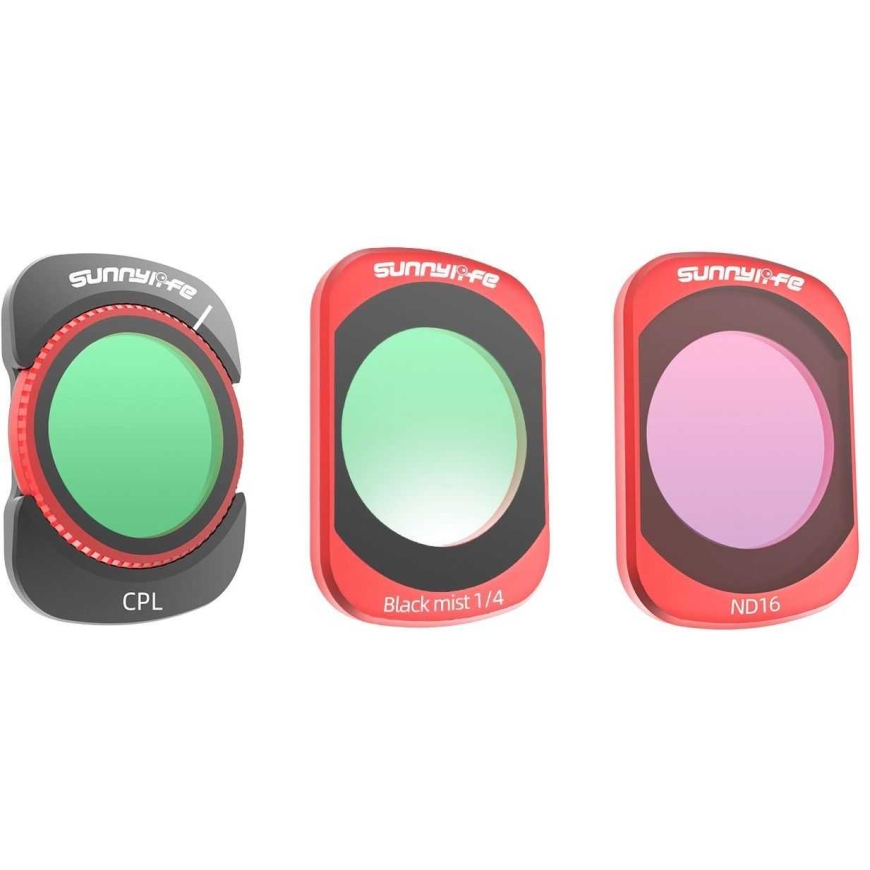 Sunnylife Pocket 4/3 CPL ND16 1/4 Black Mist Filter Set OP4-FI219
