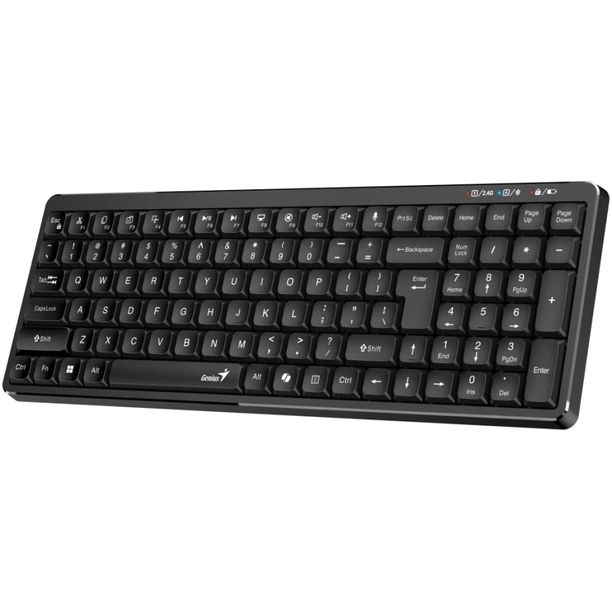 Genius LuxeMate Q7100BT Copilot bezvadu tastatūra CZ/SK, melna – 3