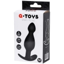 Toyfa anal plug A-Toys, size: S black Toyfa anal plug A-Toys, size: S black