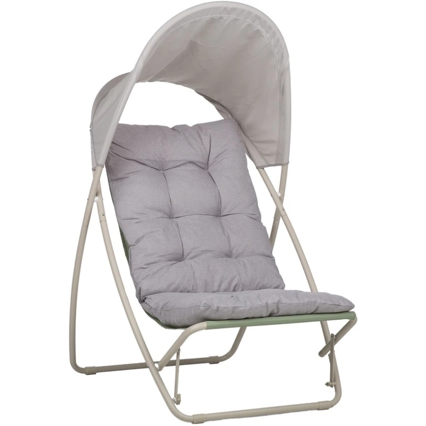 Home4You Leisure Chair PIPER with Canopy, Sand Color – 2
