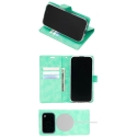 Mercury BlueMoon Diary MagSafe maciņš iPhone 17 Pro / 18 Pro piparmētru krāsā Mercury BlueMoon Diary MagSafe maciņš iPhone 17 Pro / 18 Pro piparmētru krāsā