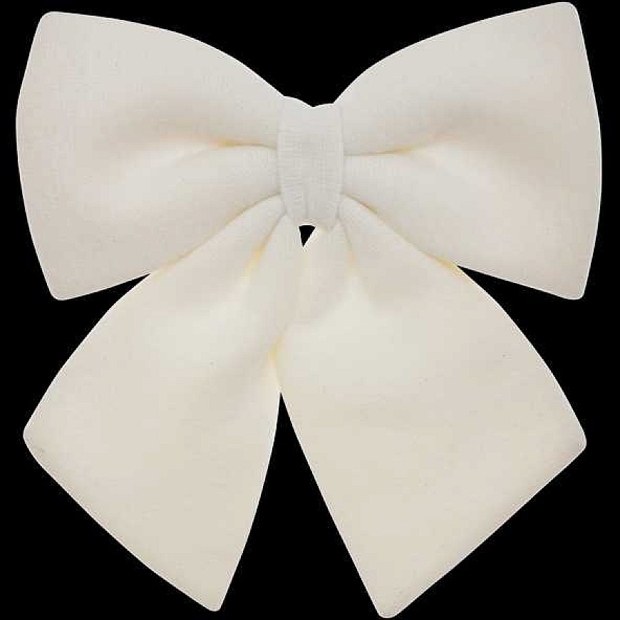 Atmosphera Festive Decoration – Christmas Tree Ribbon with Wool Imitation, White, 40 x 43 cm – 4