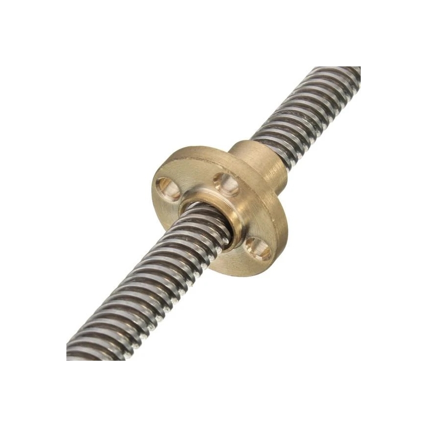 OEM T8x8 Brass Nut for Trapezoidal Screw - 4 Threads - 3D Printer