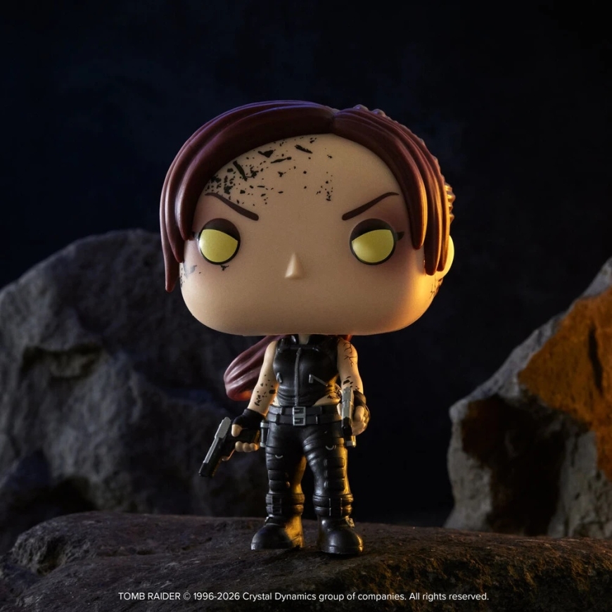 FUNKO POP! Виниловая фигурка: Tomb Raider - Лара Крофт (Доппельгангер), 10,2 см – 4