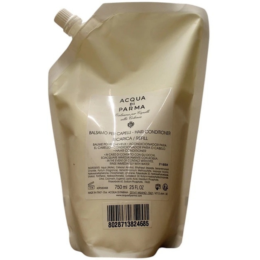 Acqua di Parma Colonia Hair Conditioner maitininantis Refill, 750 ml – 2
