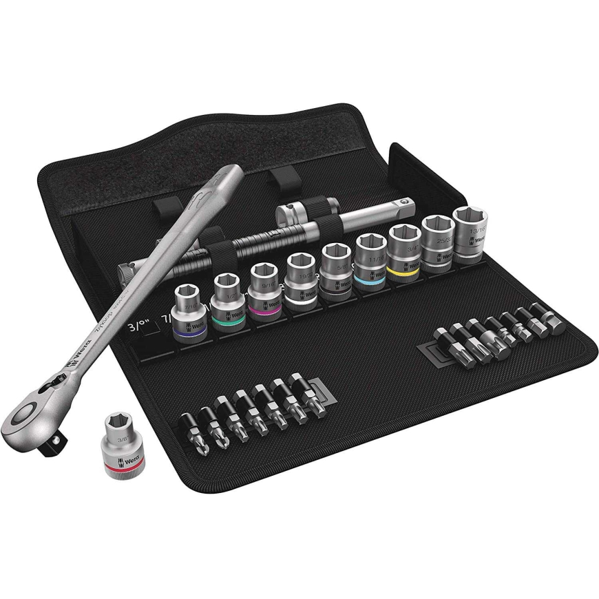 Wera Wera 8100 SC 11 Zyklop Metal Ratchet Set - Shift lever, 1/2 dri