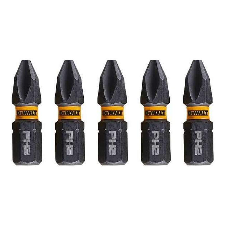 DeWALT Dewalt skrūvgrieža uzgaļi 25mm Torsion Ph2 5gab. - DT7994 – 2