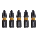 DeWALT Dewalt Screwdriver bits 25mm Torsion Ph2 5pcs. - DT7994 DeWALT Dewalt Screwdriver bits 25mm Torsion Ph2 5pcs. - DT7994