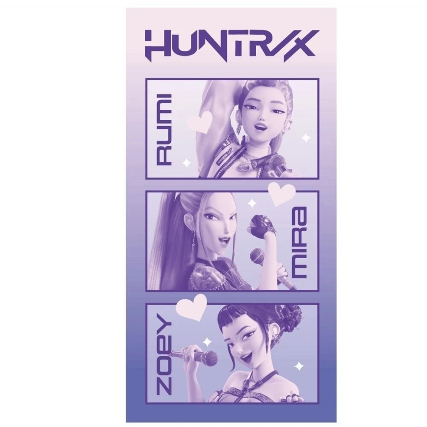 Netflix KPop Demon Hunters Huntrix mikrofiber dvielis – 2