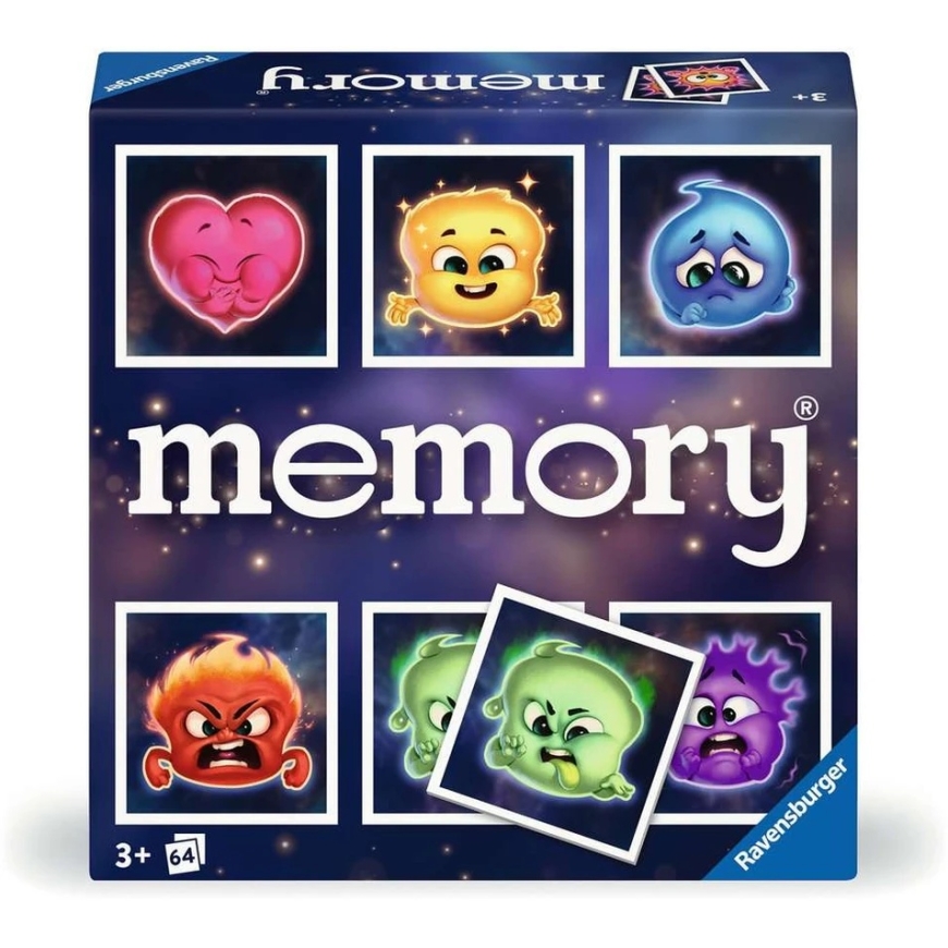 RAVENSBURGER mälu mäng Emotsioonid, 64 kaarti, 23487