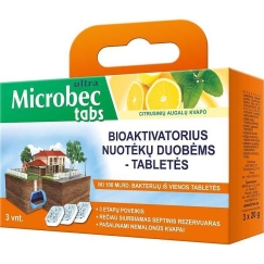 Bros BROS - MICROBEC SEPTIKŲ TABLETĖ 3 VNT