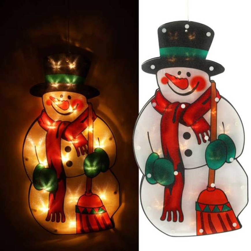 Riff Led Decoration on the window 45cm Snowman