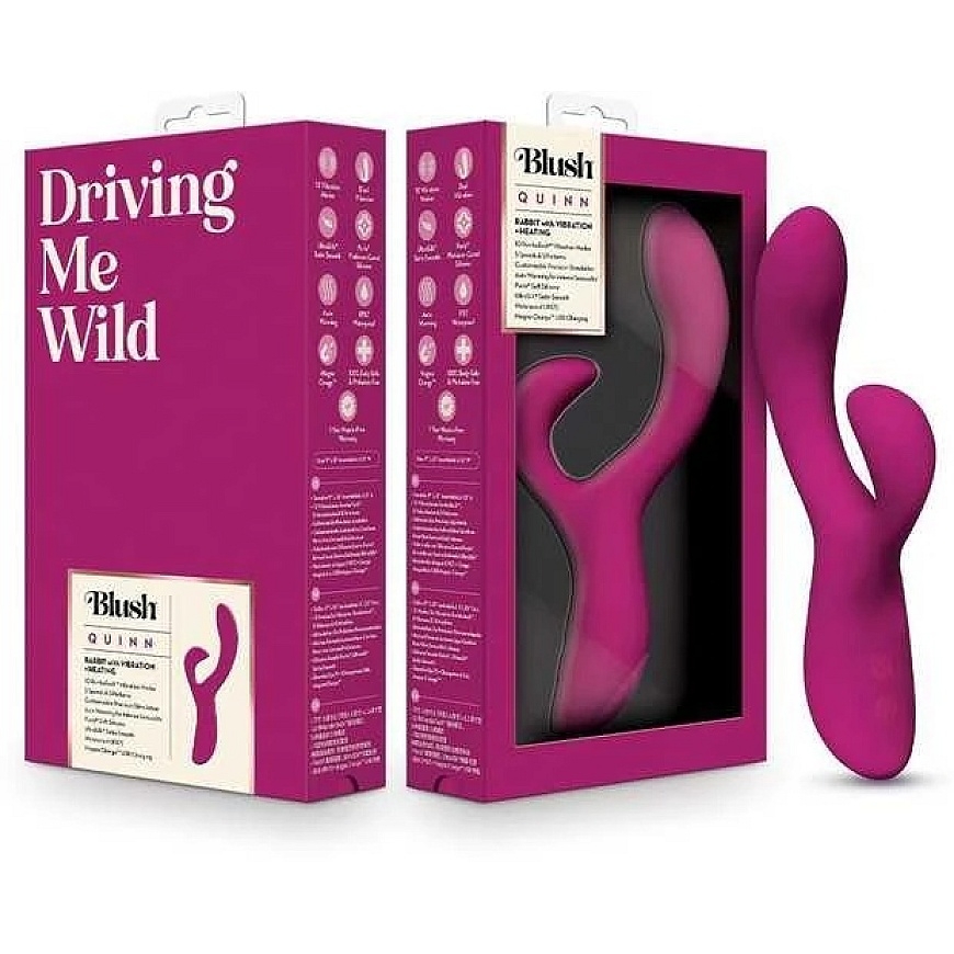 BLUSH QUINN RABBIT VIBRATOR BORDEAUX