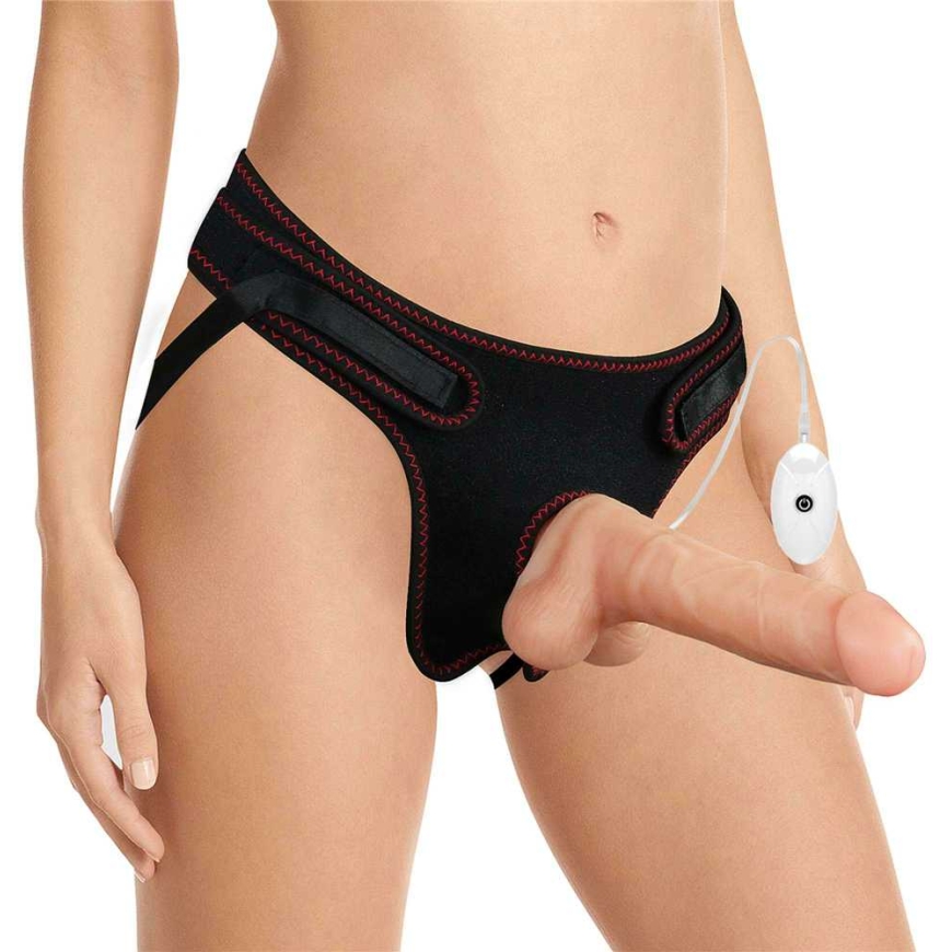 Lovetoy Värisevä "Easy Strapon" -setti 7,5 tuumaa – 3